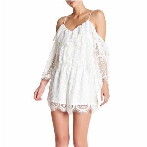 Few Moda Lace Romper, Size Small